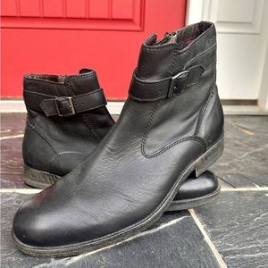 Clarks Men’s Goby Top Black Leather (Size 11M)